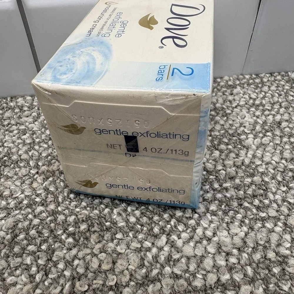 Dove Beauty Bars Gentle Exfoliating 7.5 Oz New Sealed DISC